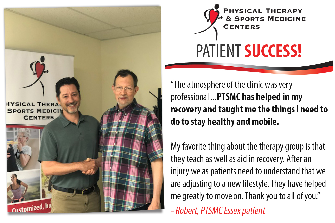 PTSMC Essex patient success story - Robert