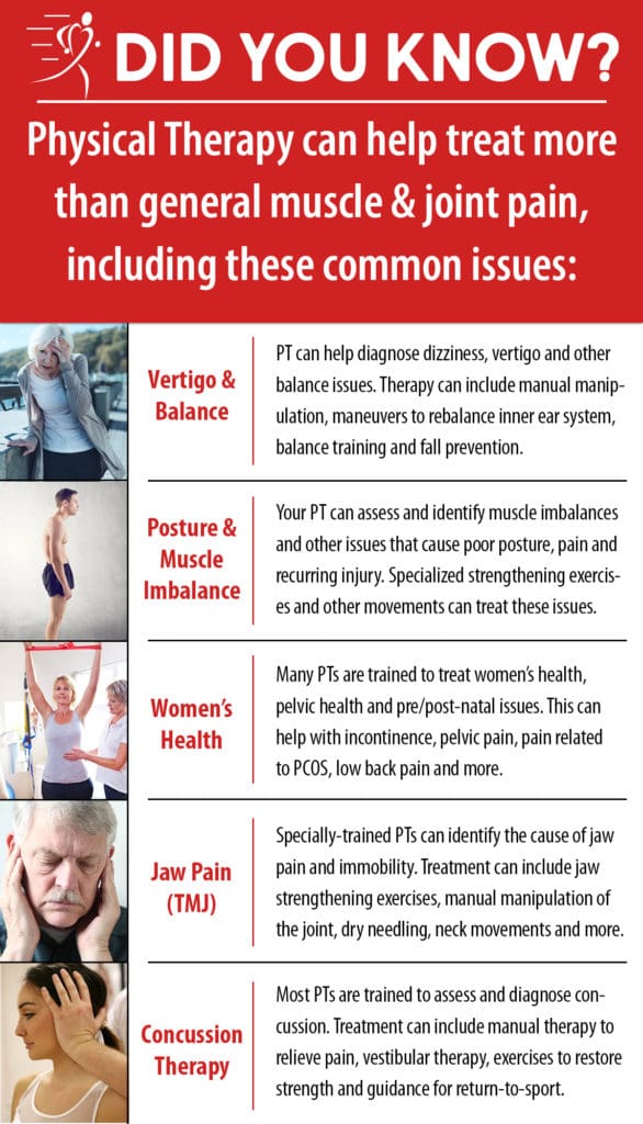 Did You Know? Common Issues Physical Therapy Can Treat