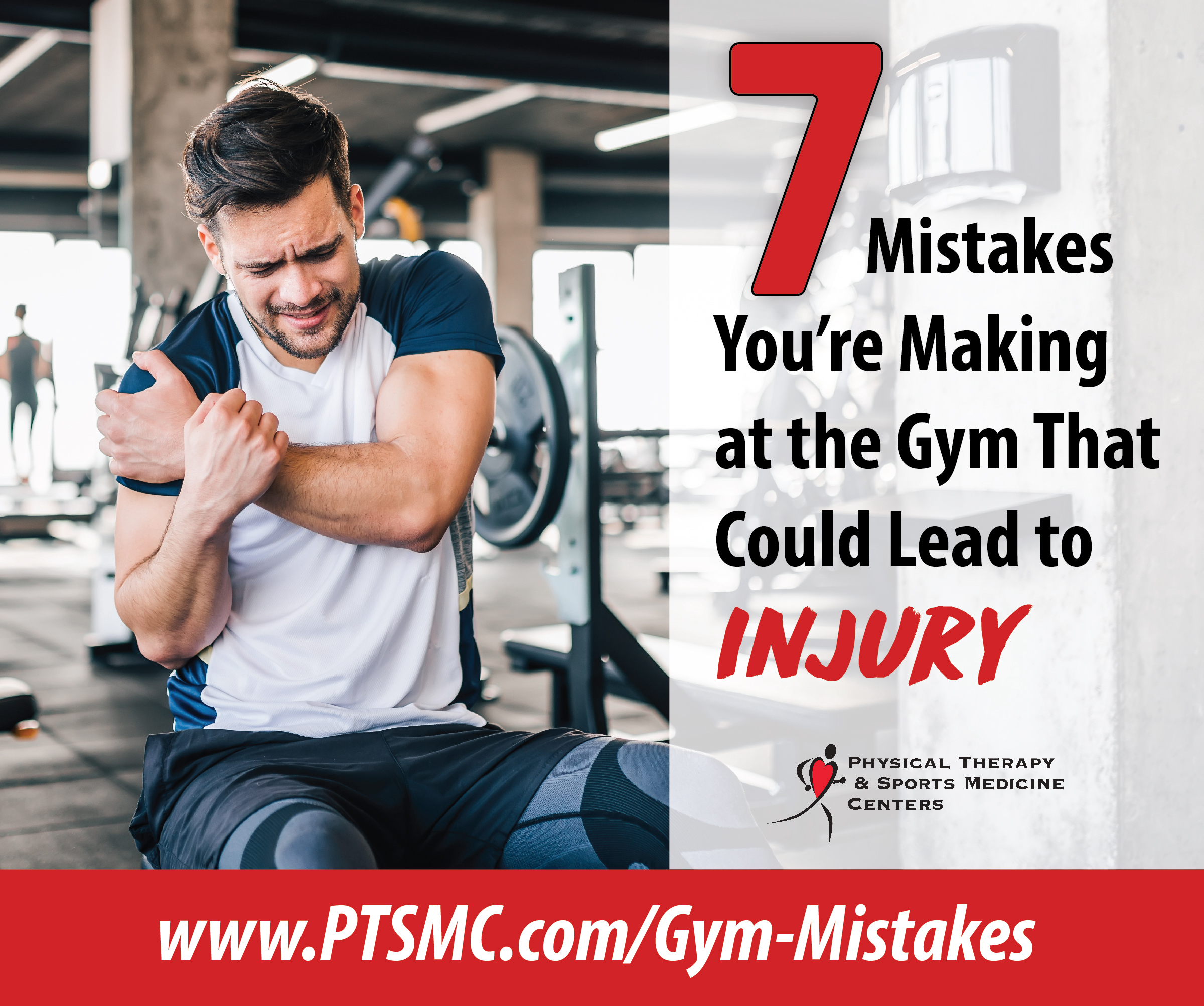 7 mistakes you're making at the gym that could lead to injury blog post