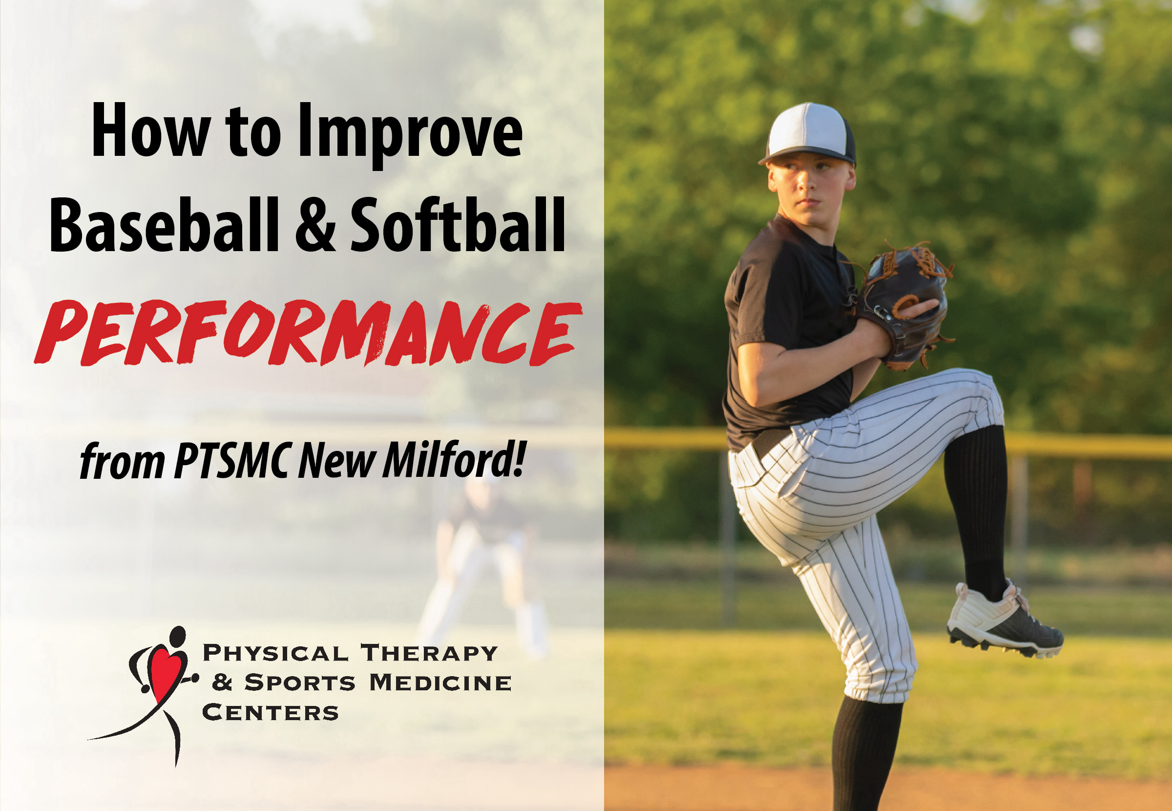 How to Improve Baseball & Softball Performance from PTSMC New Milford, sports medicine physical therapy